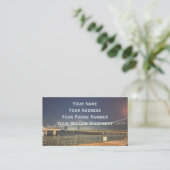 San Francisco Bay Bridge Business Card Visitekaartje (Staand voorkant)