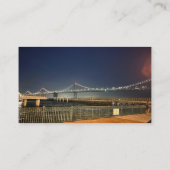 San Francisco Bay Bridge Business Card Visitekaartje (Achterkant)