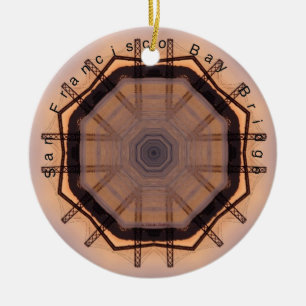 San Francisco Bay Bridge Keramisch Ornament