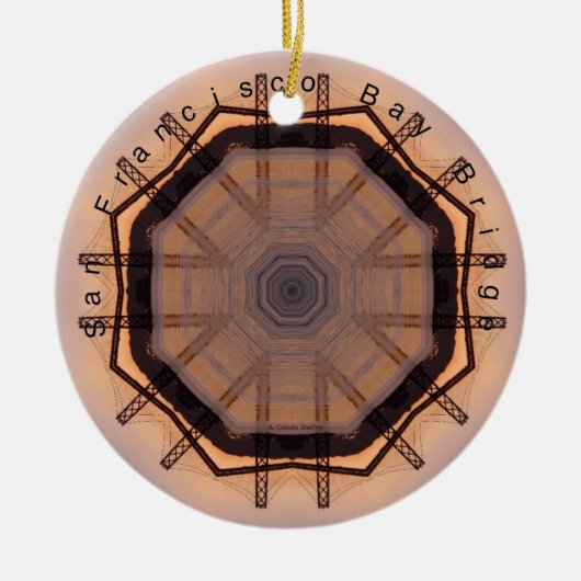 San Francisco Bay Bridge Keramisch Ornament (Voorkant)