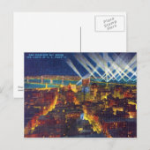 San Francisco Bay Bridge & Lichten van de Amerikaa Briefkaart (Voorkant / Achterkant)