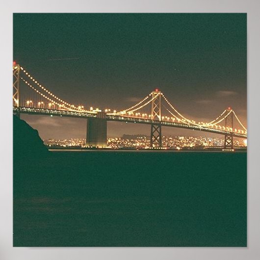 San Francisco Bay Bridge Poster (Voorkant)