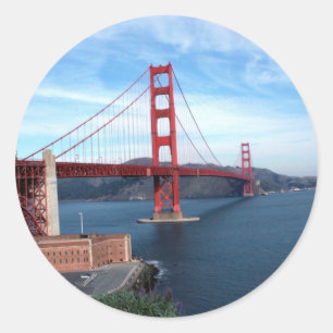 San Francisco Bay Bridge Ronde Sticker