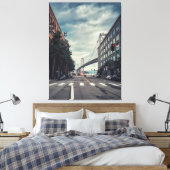 San Francisco Bay Bridge Uitzicht Canvas Afdruk (Insitu (Slaapkamer))