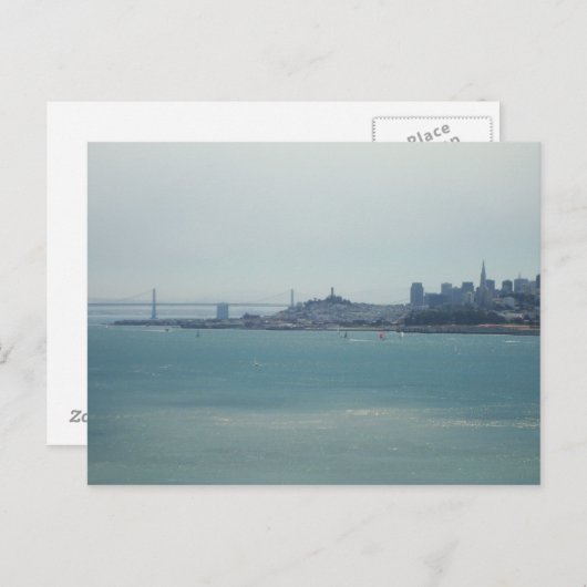 San Francisco Bay Briefkaart (Voorkant / Achterkant)