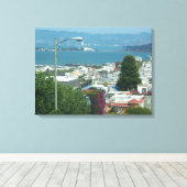SAN FRANCISCO BAY, CA CANVAS AFDRUK (Insitu (Houten vloer))