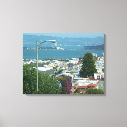 SAN FRANCISCO BAY, CA CANVAS AFDRUK (Voorkant)