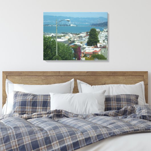 SAN FRANCISCO BAY, CA CANVAS AFDRUK (Insitu (Slaapkamer))