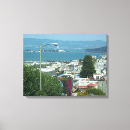 SAN FRANCISCO BAY, CA CANVAS AFDRUK