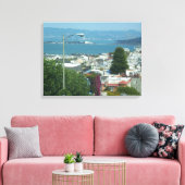 SAN FRANCISCO BAY, CA CANVAS AFDRUK (Insitu (Woonkamer))