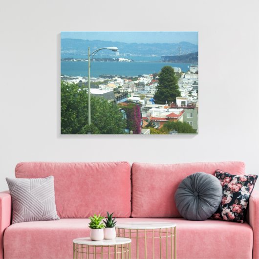 SAN FRANCISCO BAY, CA CANVAS AFDRUK (Insitu (Woonkamer))