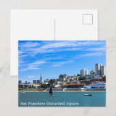 San Francisco Bay California Briefkaart (Voorkant / Achterkant)