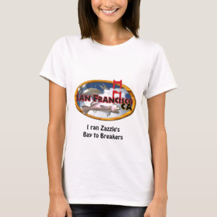 San Francisco Bay met persoonlijke woorden T-shirt