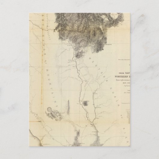 San Francisco Bay naar N grens Californië Briefkaart (Voorkant)