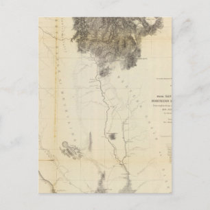 San Francisco Bay naar N grens Californië Briefkaart