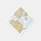 San Francisco Bay Nautical Chart Servet (Hoek)