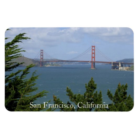 San Francisco Bay Premium Flexi Magnet Magneet (Horizontaal)