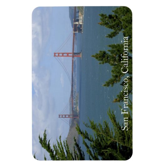 San Francisco Bay Premium Flexi Magnet Magneet (Verticaal)