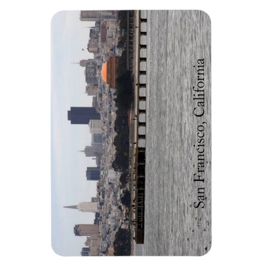 San Francisco Bay Premium Flexi Magnet Magneet (Verticaal)