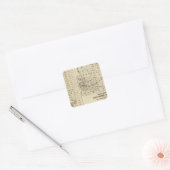 San Francisco Bay Salt Marsh 2 Vierkante Sticker (Envelop)