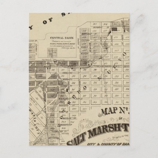 San Francisco Bay Salt Marsh Briefkaart (Voorkant)
