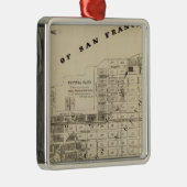 San Francisco Bay Salt Marsh Metalen Ornament (Rechts)