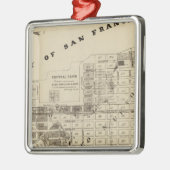 San Francisco Bay Salt Marsh Metalen Ornament (Links)