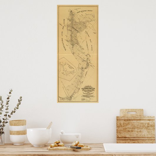 San Francisco Bay Salt Marsh Poster (Keuken)