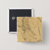 San Francisco Bay Salt Marsh Vierkante Button 5,1 Cm (Voorkant /achterkant)