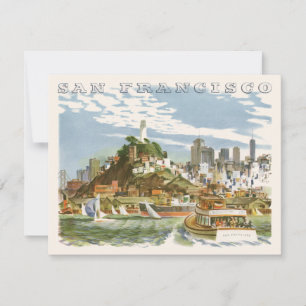  San Francisco Bay Travel Poster Ferryboat