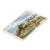  San Francisco Bay Travel Poster Ferryboat Magneet (Linkerzijde)