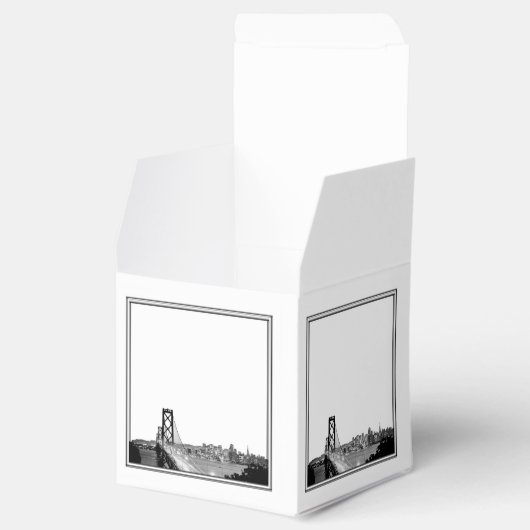 San Francisco Bestemming Bruiloft Favor Box Bedankdoosjes (Geopend)