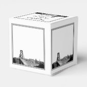 San Francisco Bestemming Bruiloft Favor Box Bedankdoosjes (Achterkant)