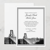 San Francisco bestemming bruiloft uitnodiging (Voorkant / Achterkant)