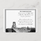 San Francisco Bestemming Huwelijksaccommodaties Informatiekaartje (Voorkant)