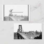 San Francisco Bestemming Trouwplaats Kaart Plaatskaartje (Voorkant / Achterkant)