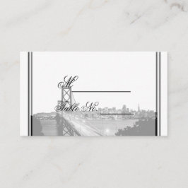 San Francisco Bestemming Trouwplaats Kaart Plaatskaartje