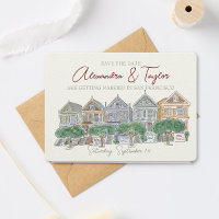 San Francisco Bewaar de uitnodiging voor de datum