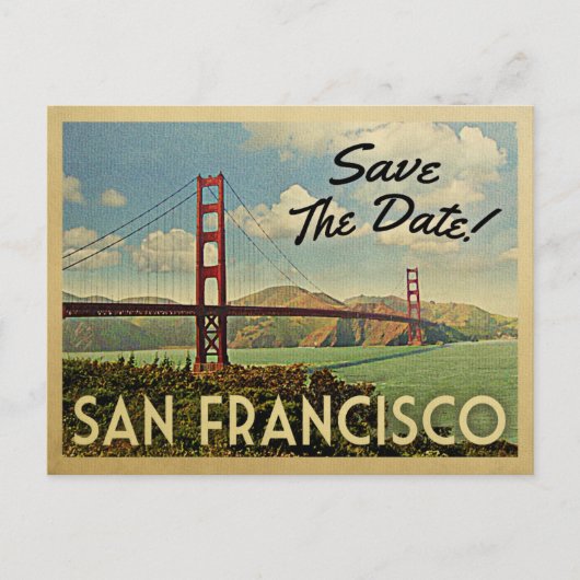 San Francisco bewaart de Datum Briefkaarten (Voorkant)