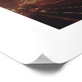 San Francisco bij Night 1950s Market Street Poster (Hoek)