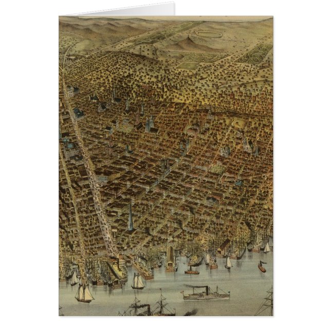 San Francisco Birds eye uitzicht (Voorkant)