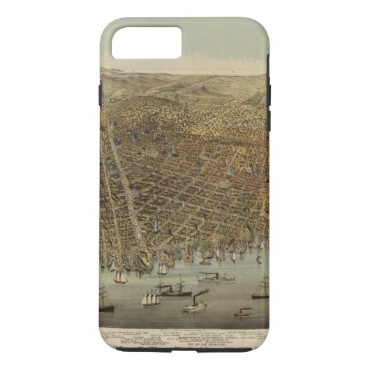 San Francisco Birds eye uitzicht Case-Mate iPhone Case (Achterkant)