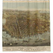 San Francisco Birds eye uitzicht Douchegordijn (Voorkant)