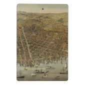 San Francisco Birds eye uitzicht Mini Klembord (Achterkant)