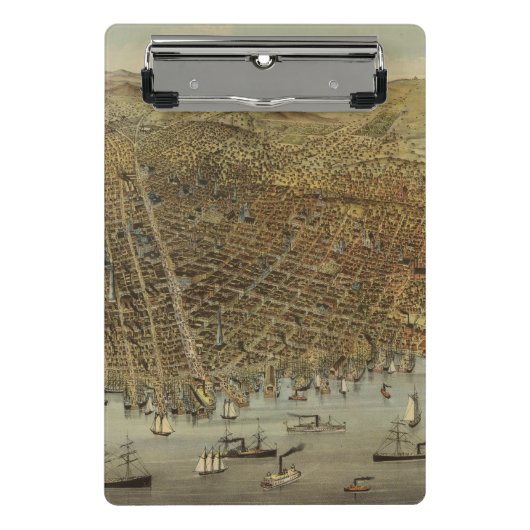 San Francisco Birds eye uitzicht Mini Klembord (Voorkant)