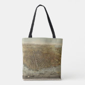 San Francisco Birds eye uitzicht Tote Bag (Achterkant)