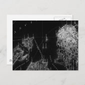 San Francisco Black en White Map Briefkaart (Voorkant / Achterkant)