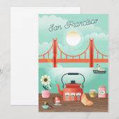 San Francisco Blank Card Feestdagenkaart (Voorkant / Achterkant)