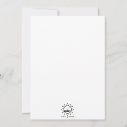 San Francisco Blank Card Feestdagenkaart (Achterkant)