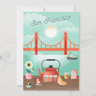 San Francisco Blank Card Feestdagenkaart